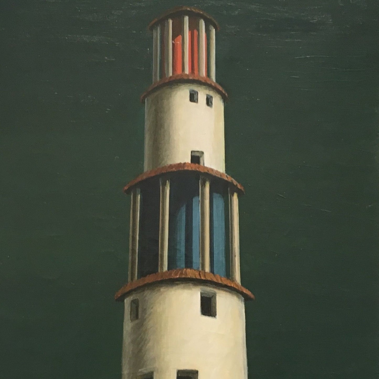 La Torre e Il Treno | Giorgio de Chirico | 1934