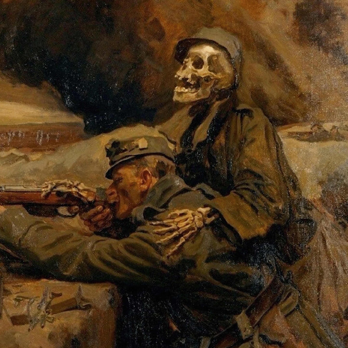 The Soldier And The Death | Hans Larwin | 1917