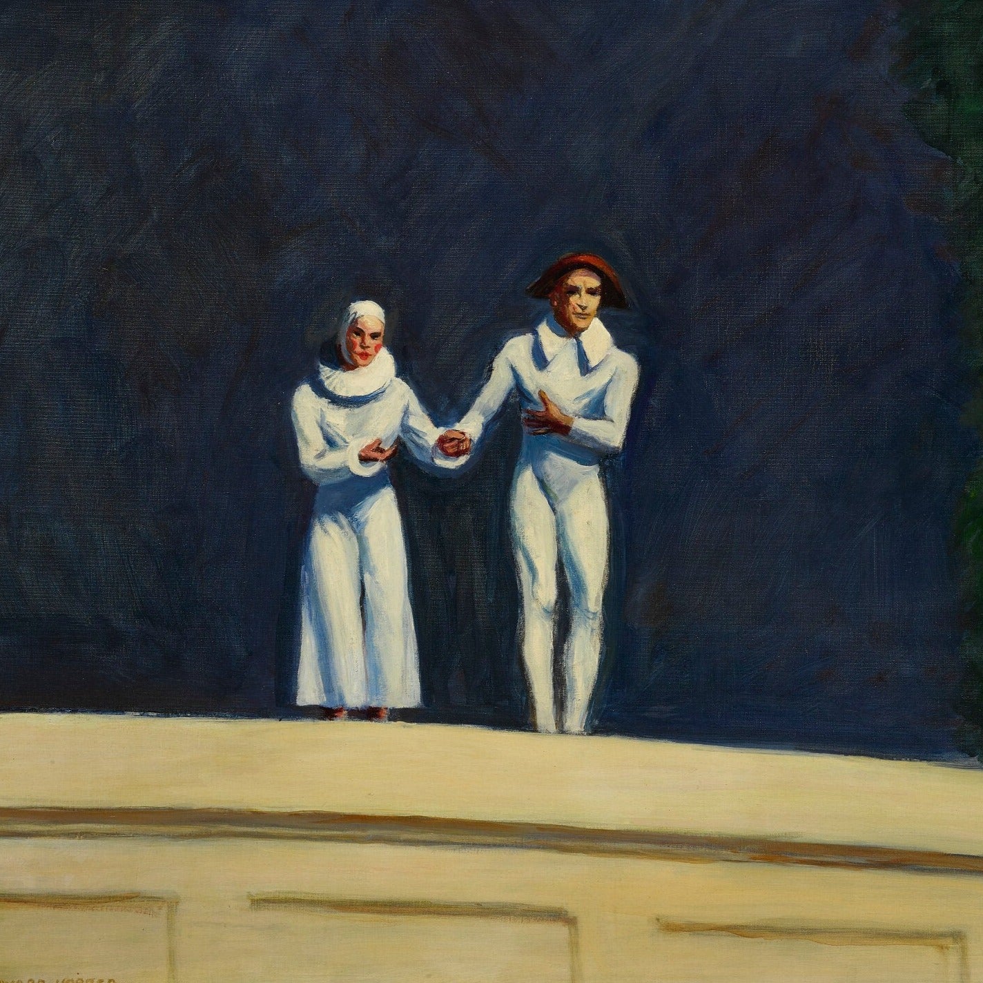 The Two Comedians | Edward Hopper | 1965