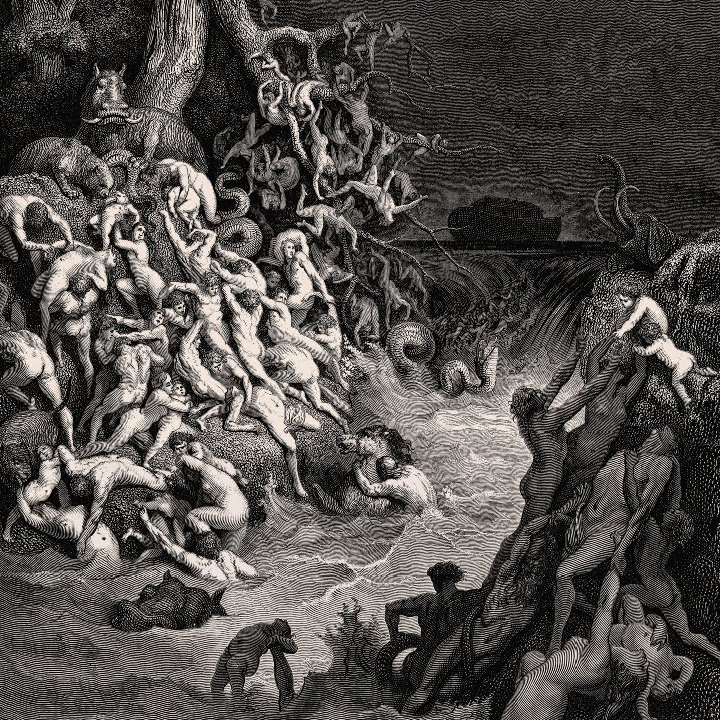 Flood Destroying the World | Gustave Doré | 1866