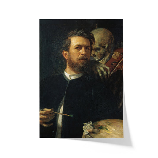 Self-Portrait with Death Playing the Fiddle | Arnold Böcklin | 1872