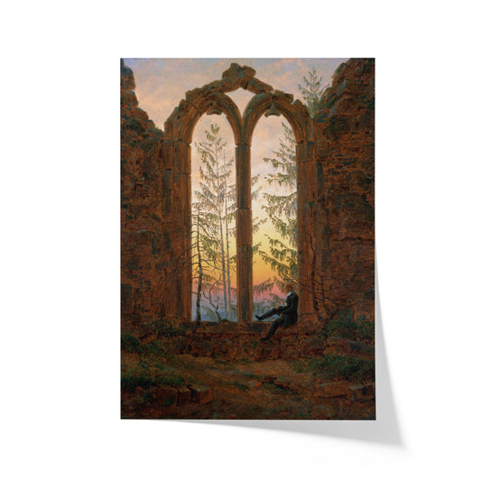 Ruins of the Oybin (Dreamer) | Caspar David Friedrich | c. 1835