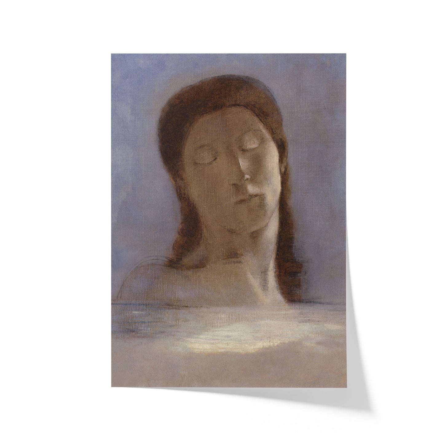 Closed Eyes | Odilon Redon | 1890