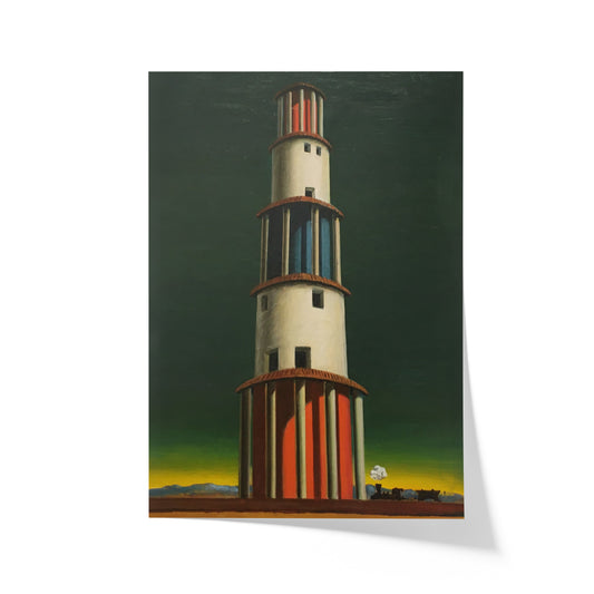 La Torre e Il Treno | Giorgio de Chirico | 1934