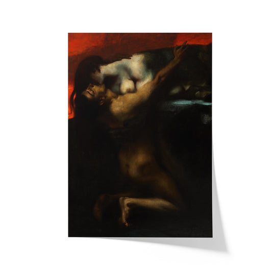 The Kiss of Sphinx | Franz von Stuck | 1895