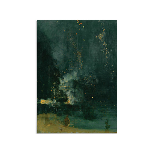 Nocturne in Black and Gold - The Falling Rocket | James Abbott McNeill Whistler | 1875