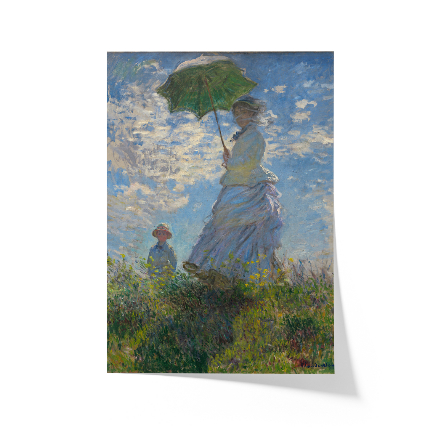 Woman with a Parasol | Claude Monet | 1875