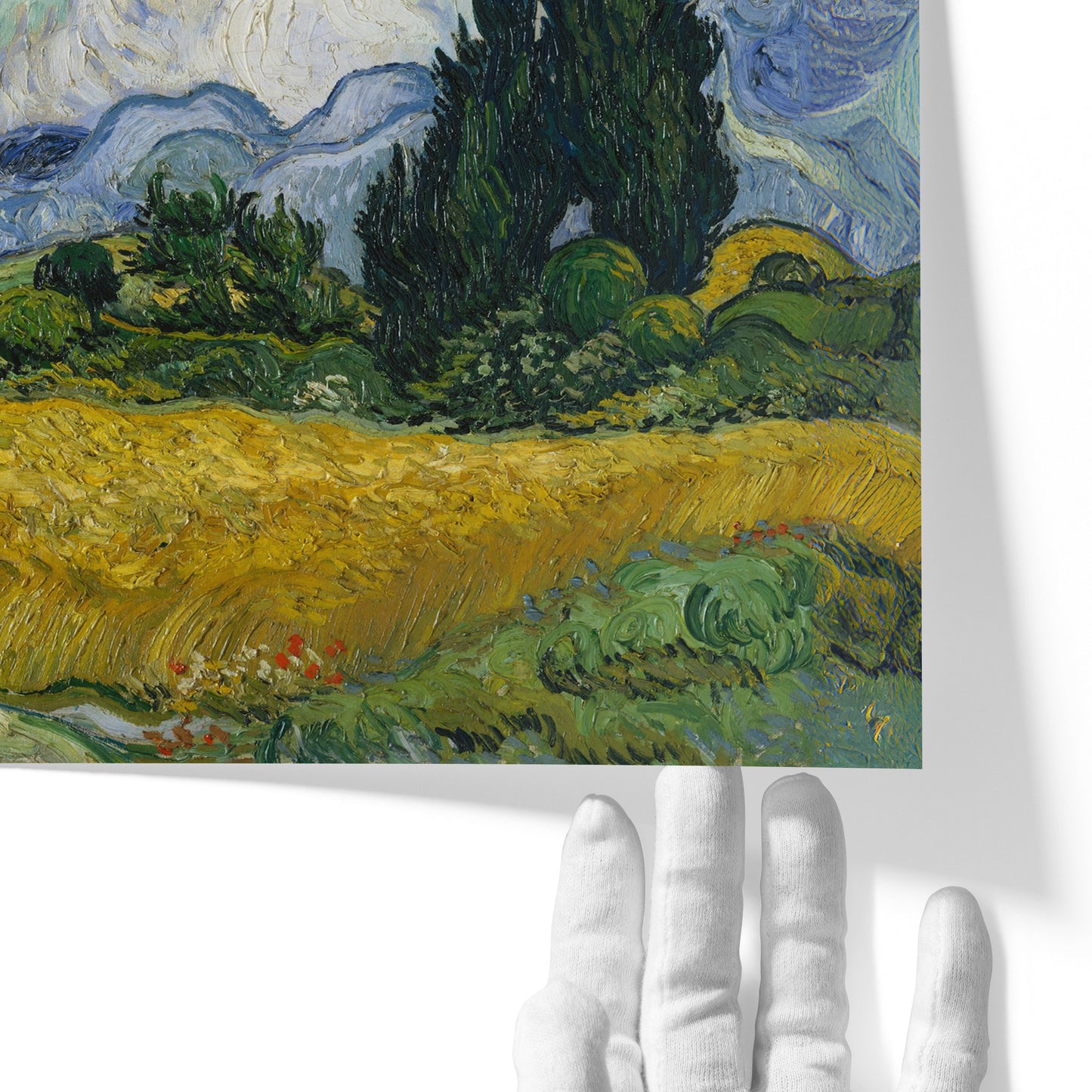 Wheat Field with Cypresses | Vincent van Gogh | 1889