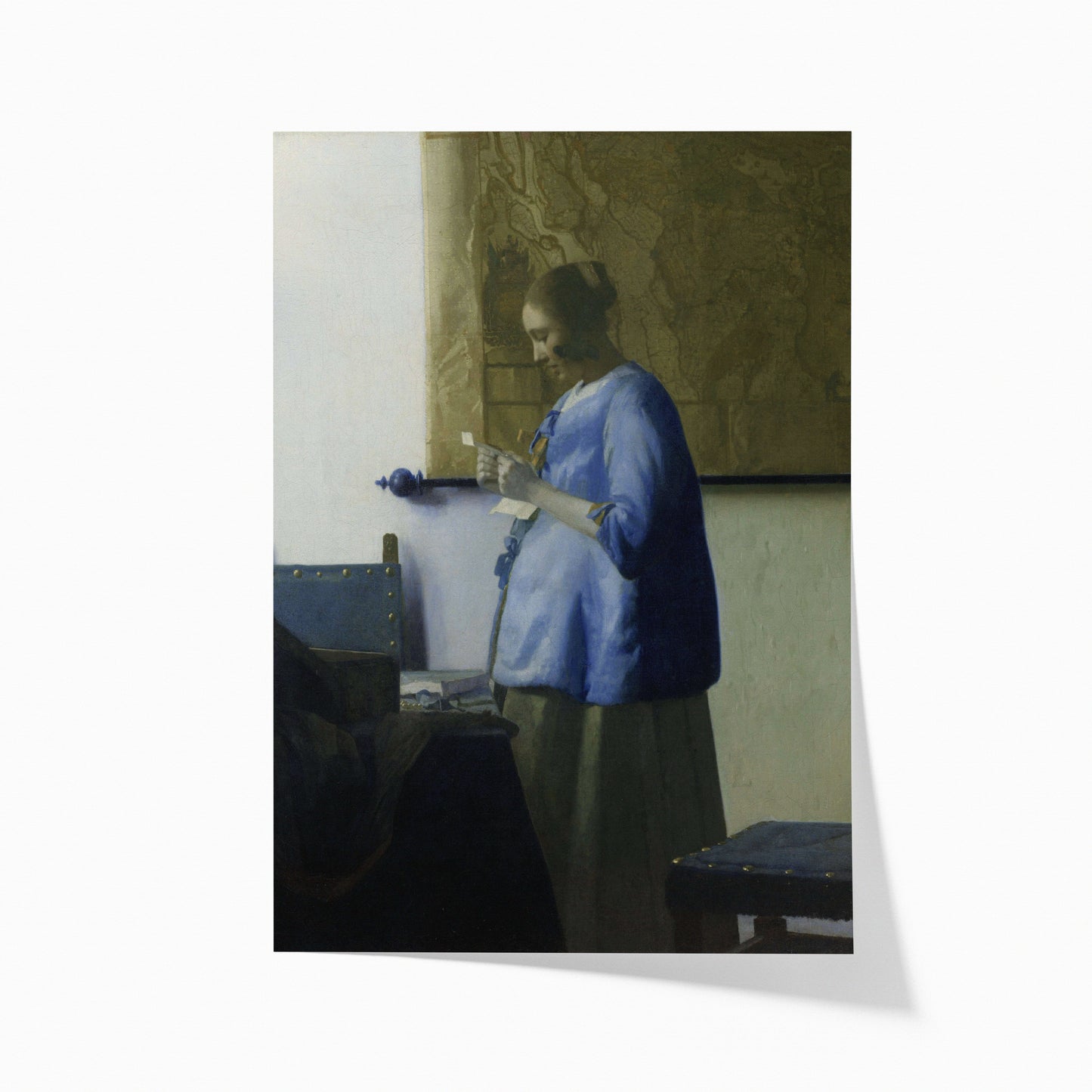 Woman Reading a Letter | Johannes Vermeer | 1662