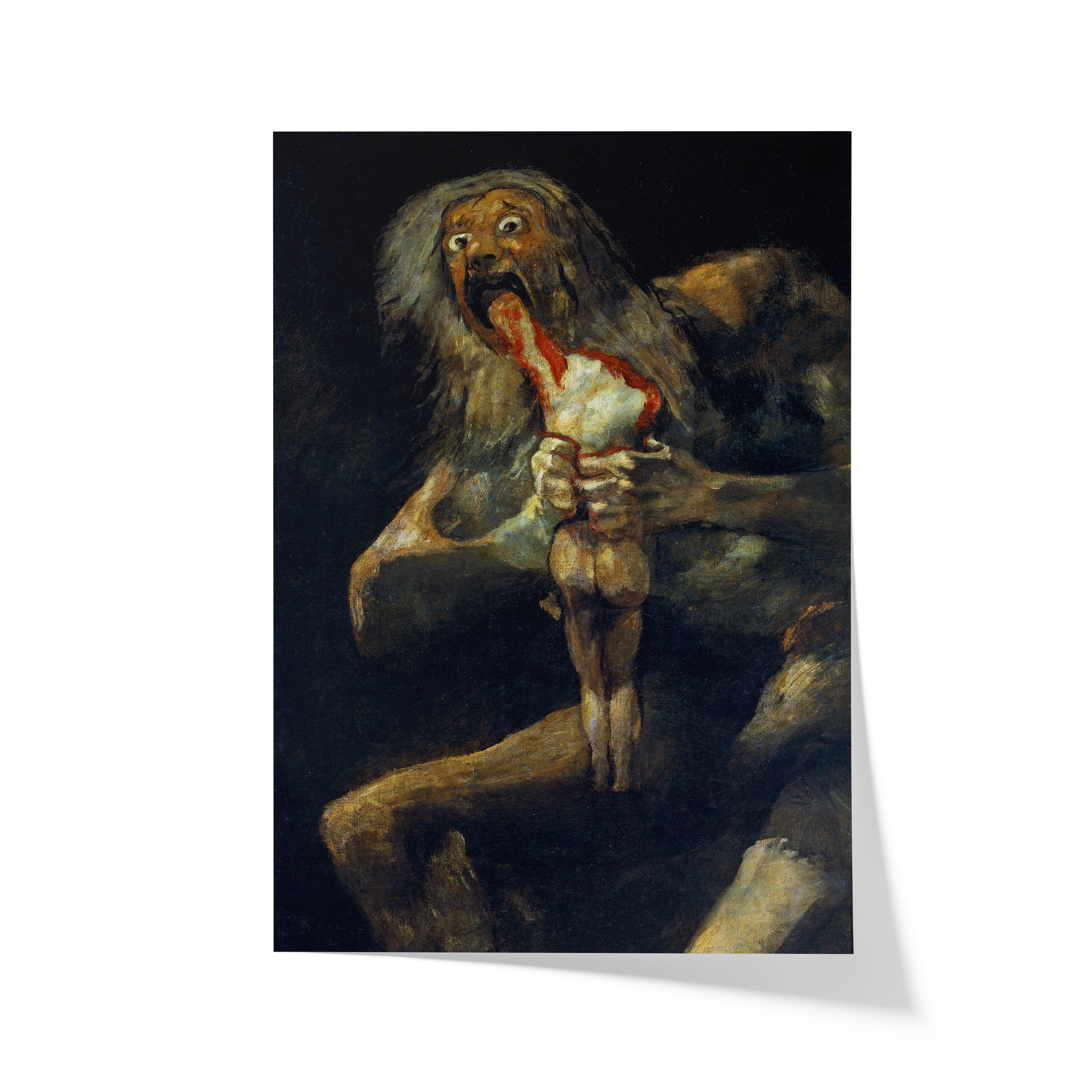 Saturn Devouring His Son, Francisco authentic Goya