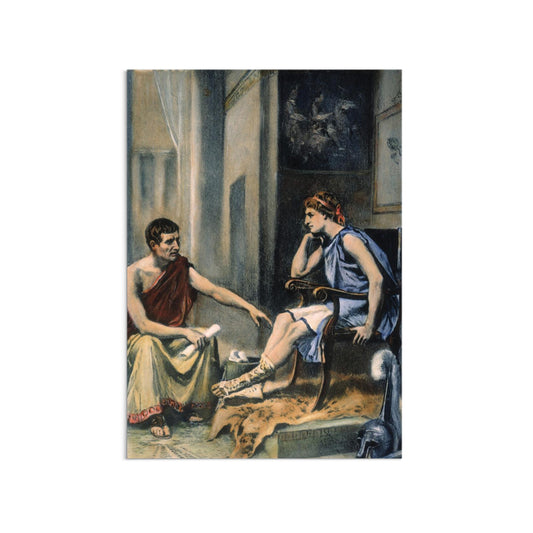 Aristotle tutoring Alexander the Great | Jean Leon Gerome Ferris | 1895