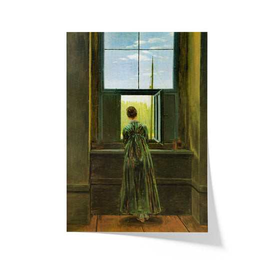 Woman at a Window | Caspar David Friedrich | 1822