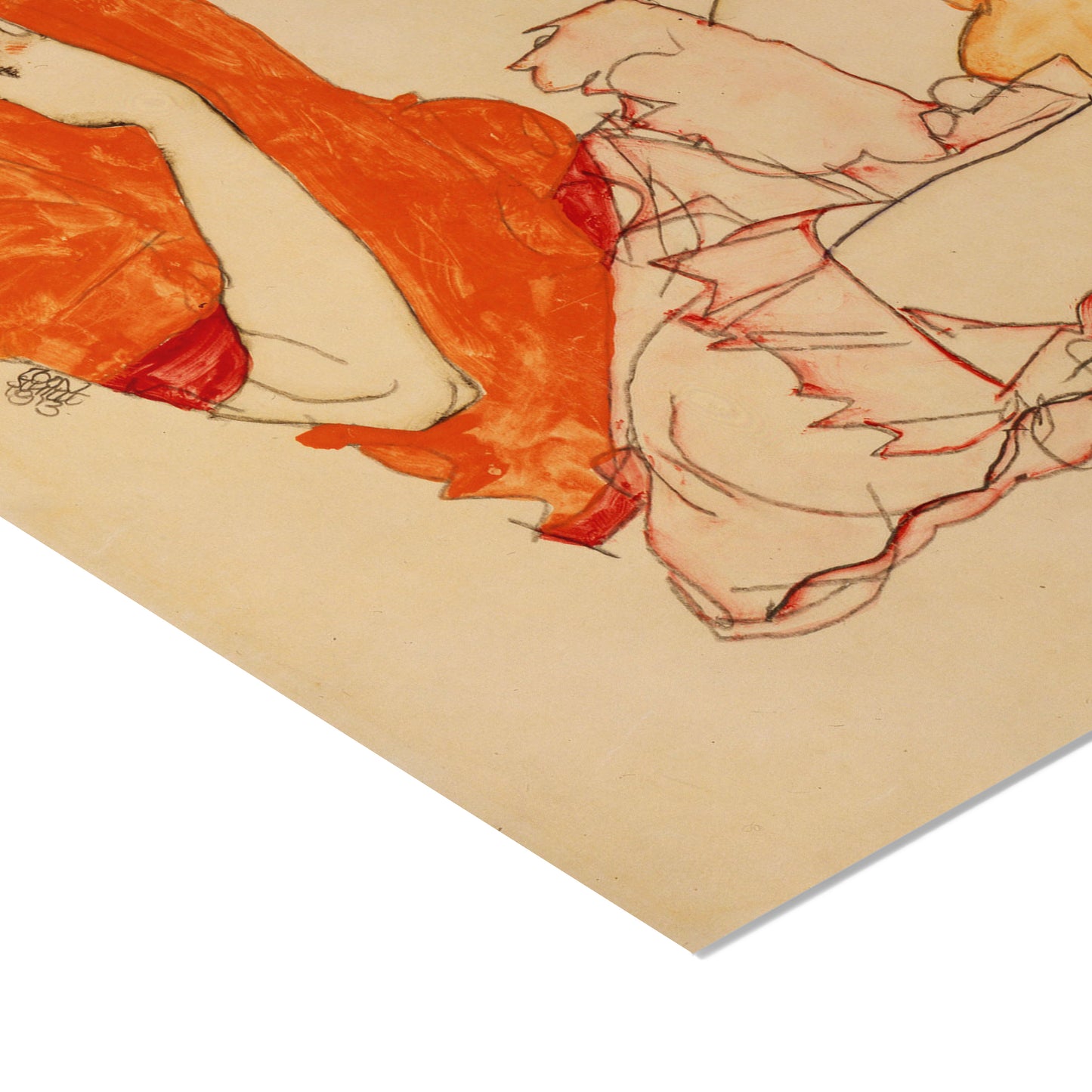 Wally with a Red Blouse | Egon Schiele | 1913