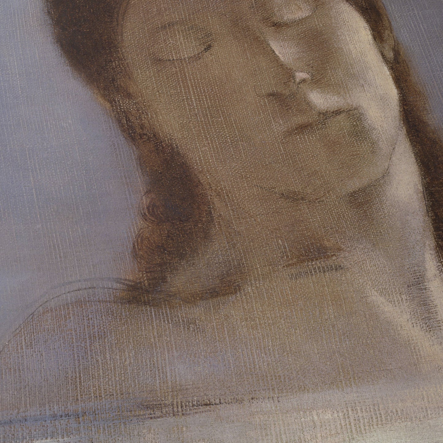 Closed Eyes | Odilon Redon | 1890