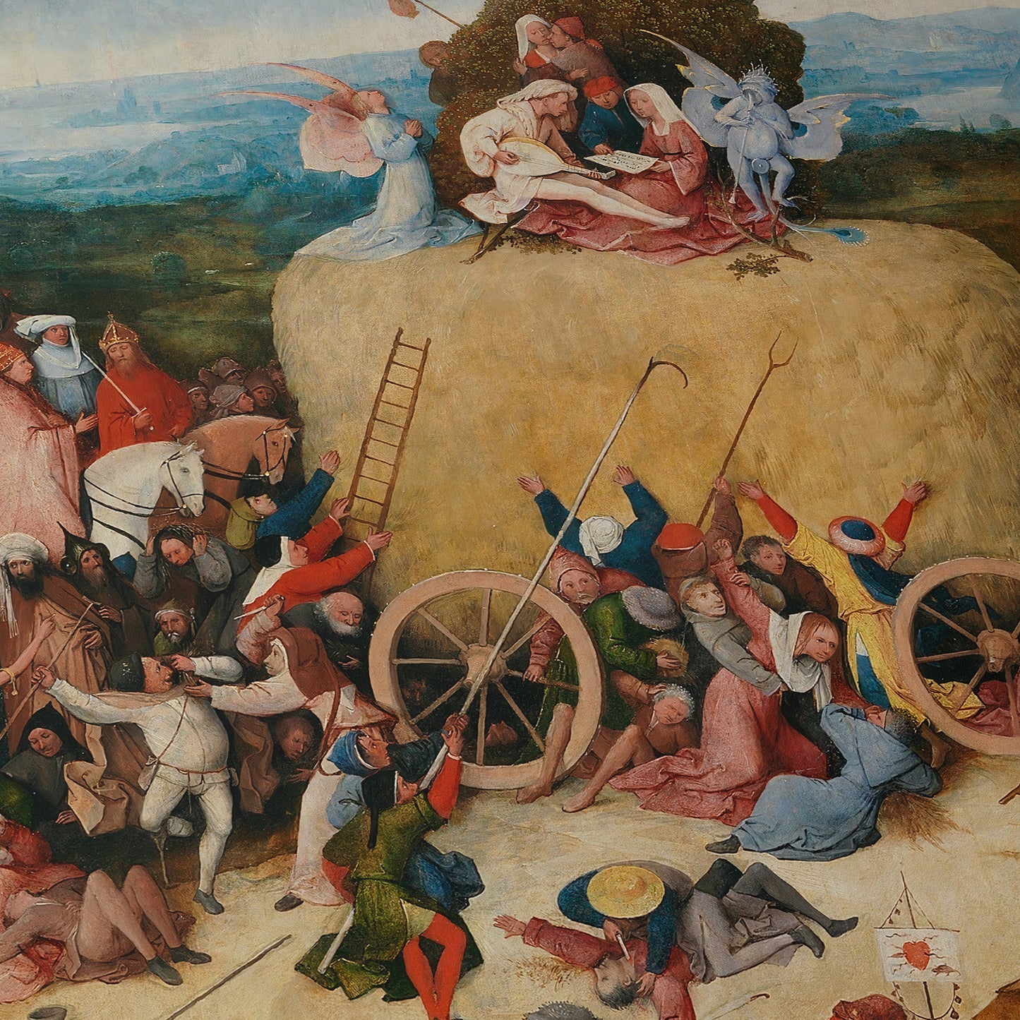 The Haywain (Middle Panel) | Hieronymus Bosch | 1510-16