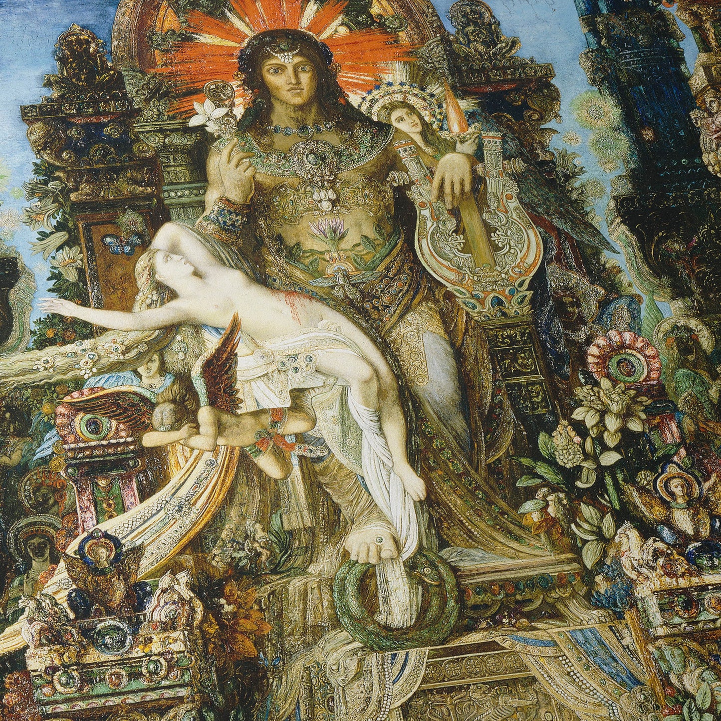 Jupiter and Semele | Gustave Moreau | 1894-95