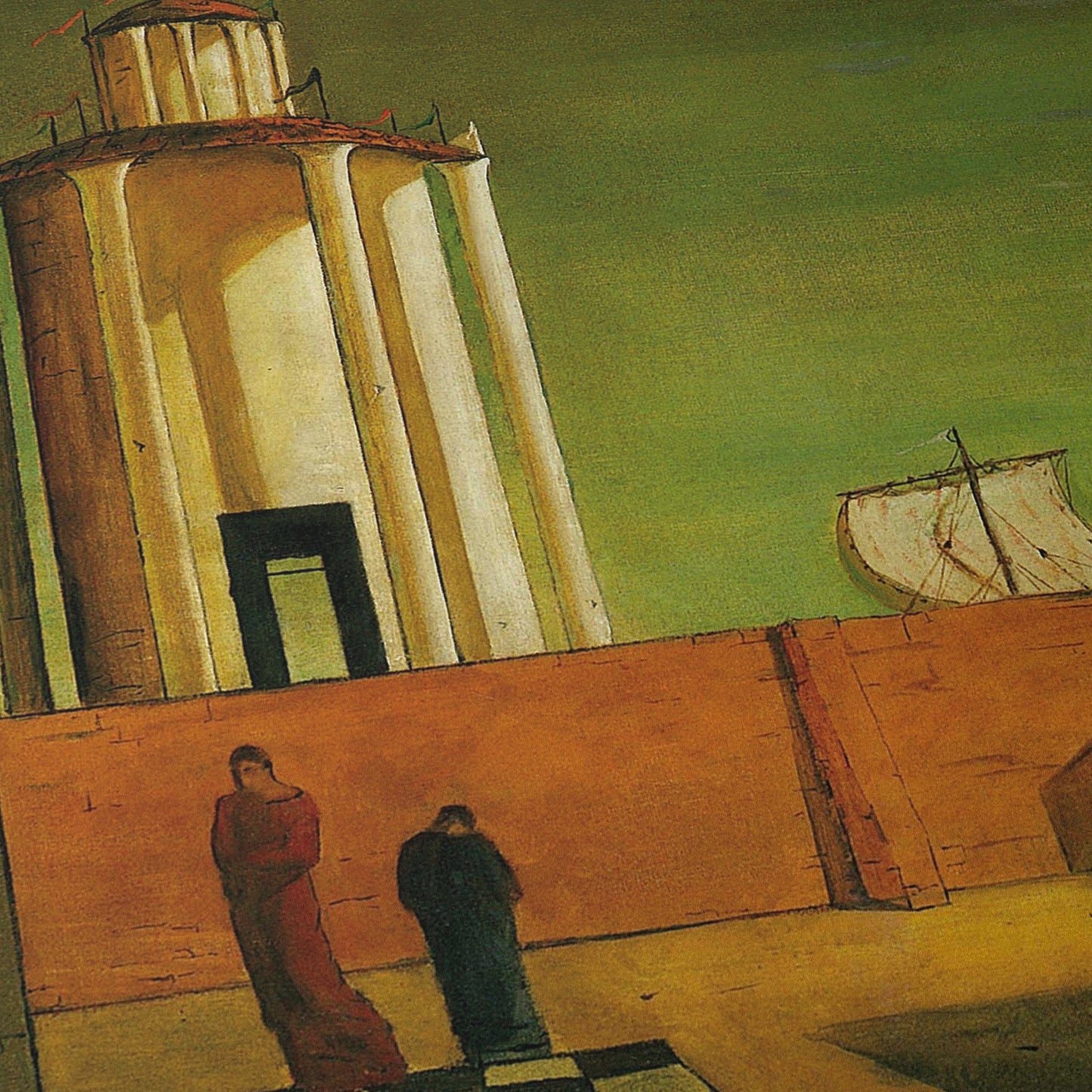 The Enigma of The Arrival and the Afternoon | Giorgio de Chirico | 1912