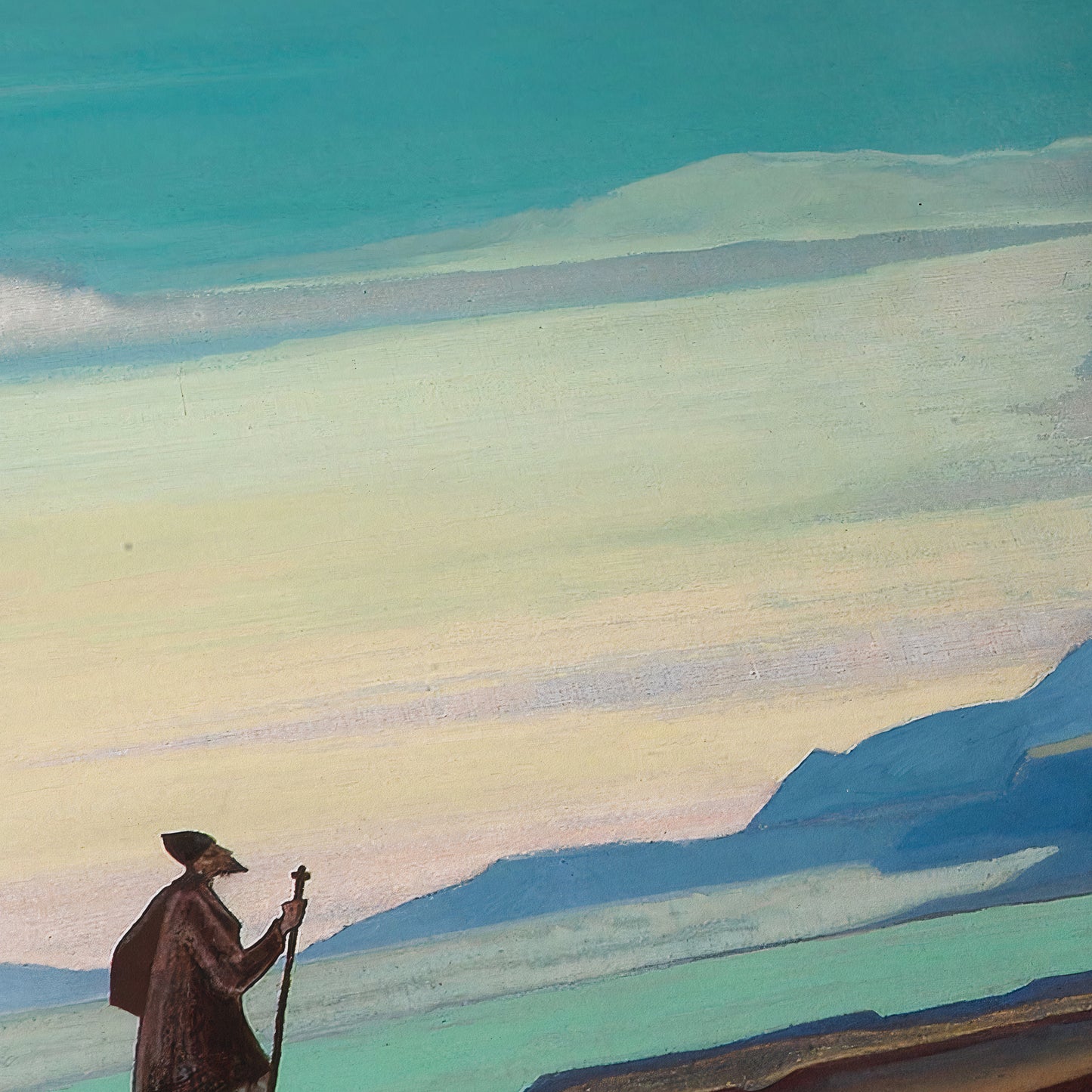 Wanderer from the Resplendent City | Nicholas Roerich | 1933