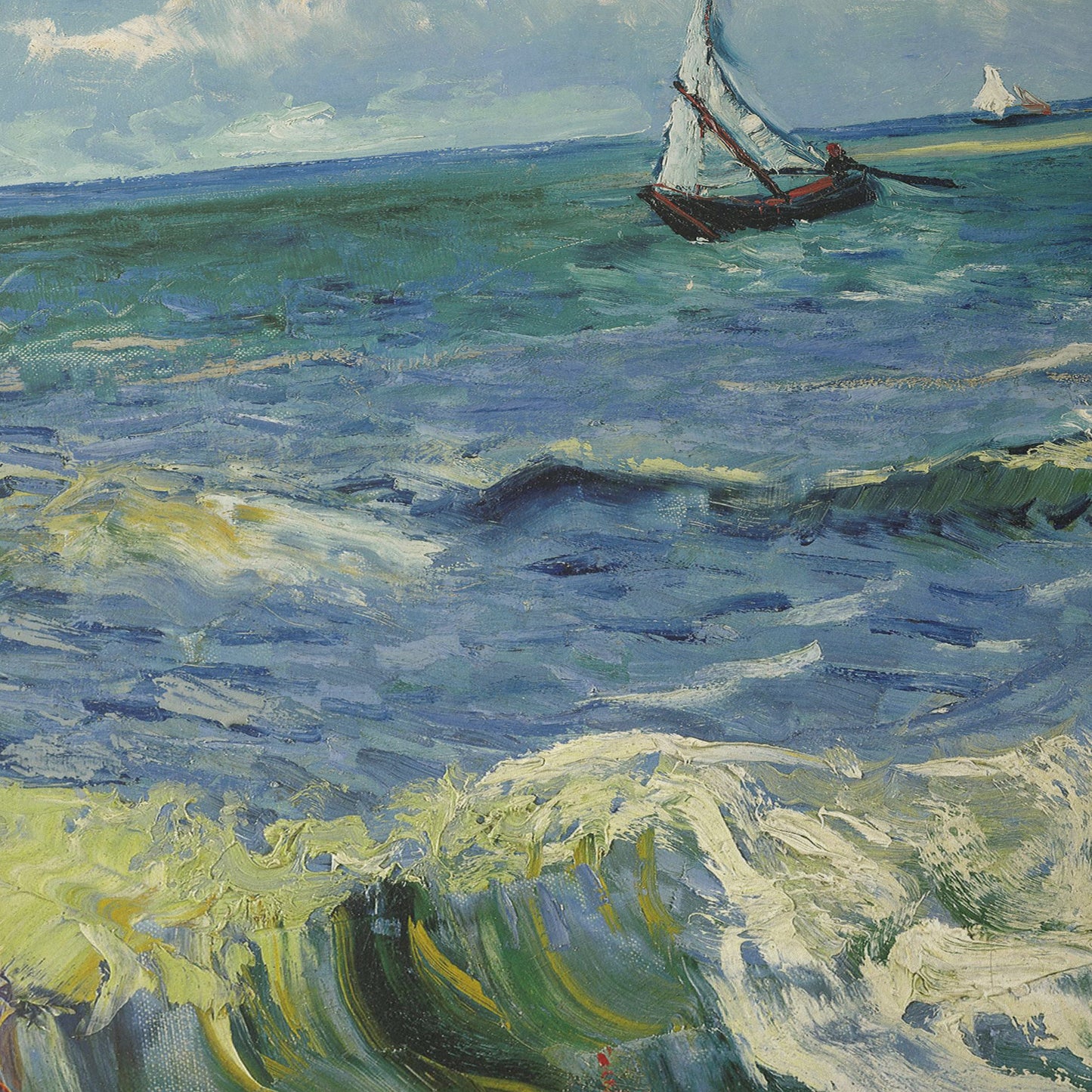 Seascape near Les Saintes-Maries-de-la-Mer | Vincent van Gogh | 1888