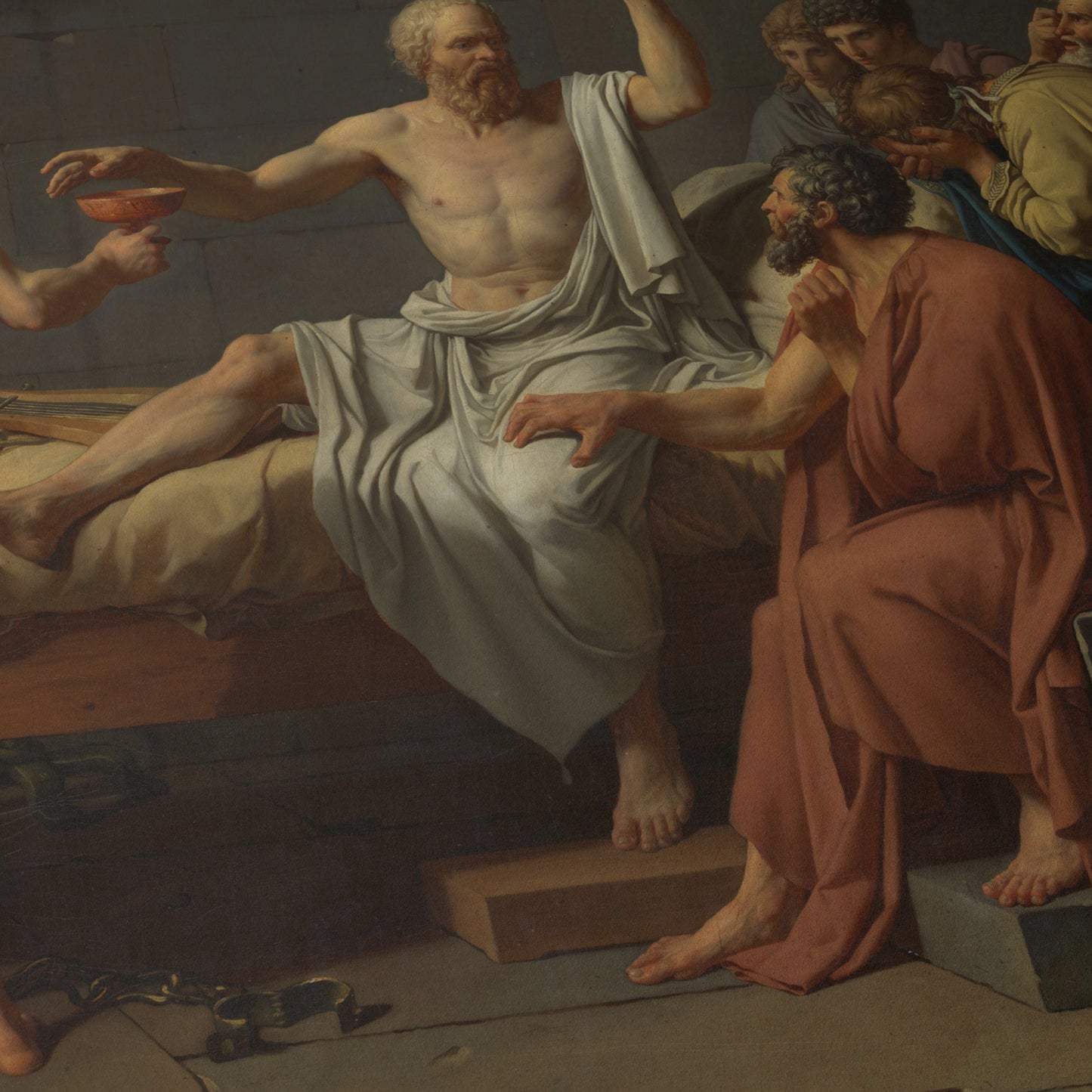 The Death of Socrates | Jacques-Louis David | 1787