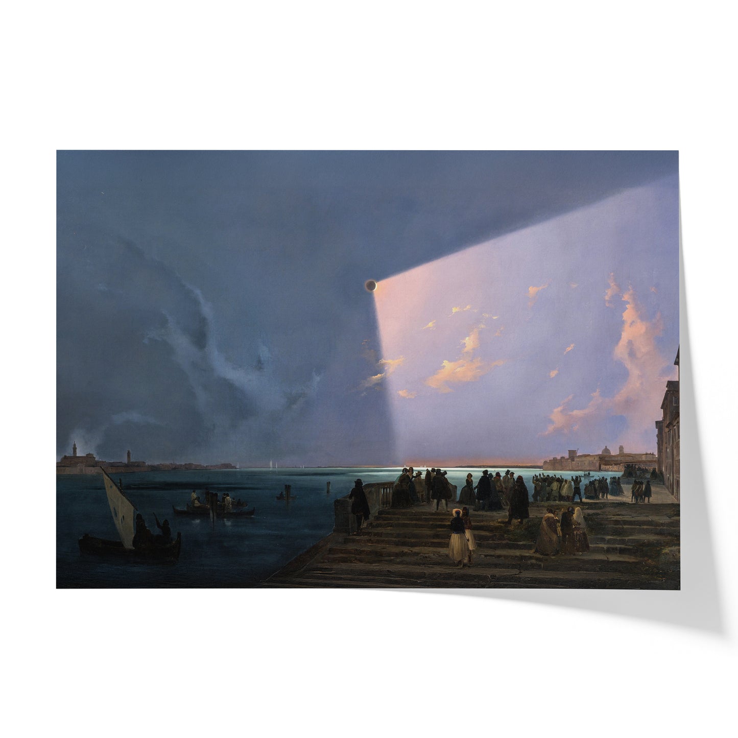 The Eclipse of the Sun in Venice | Ippolito Caffi | 1842