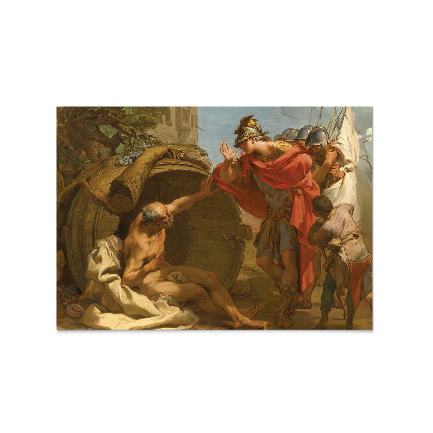 Alexander and Diogenes | Gaetano Gandolfi | 1792