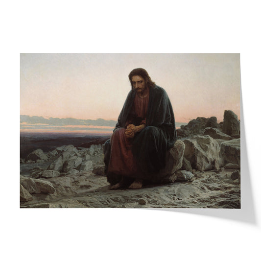 Christ in the Desert | Iván Kramskói | 1872