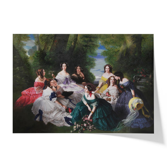 The Empress Eugenie Surrounded by her Ladies in Waiting | Franz Xaver Winterhalter | 1855