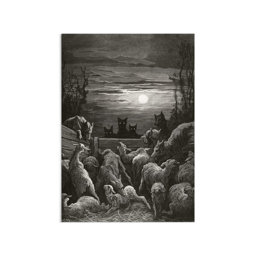 The Wolves and The Sheep | Gustave Doré | 1867