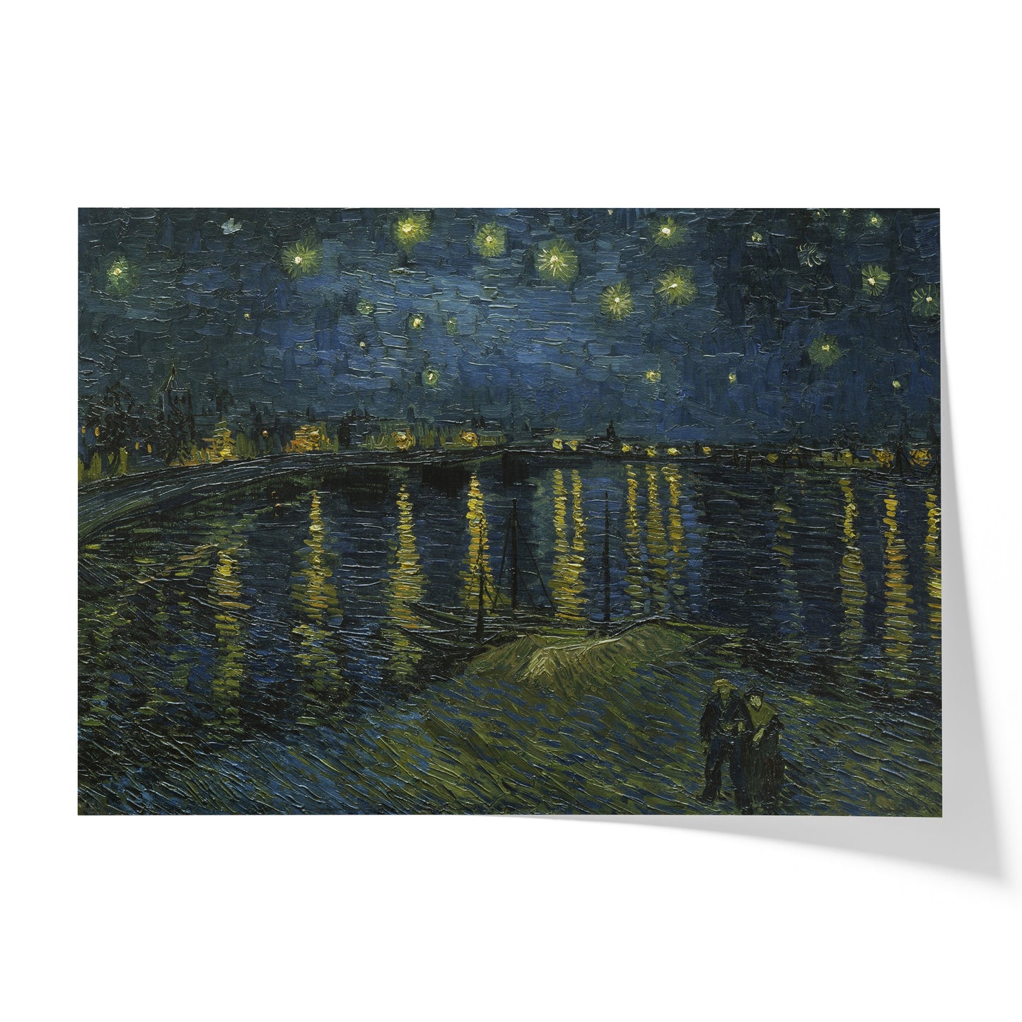 Starry Night Over The Rhone | Vincent van Gogh | 1888