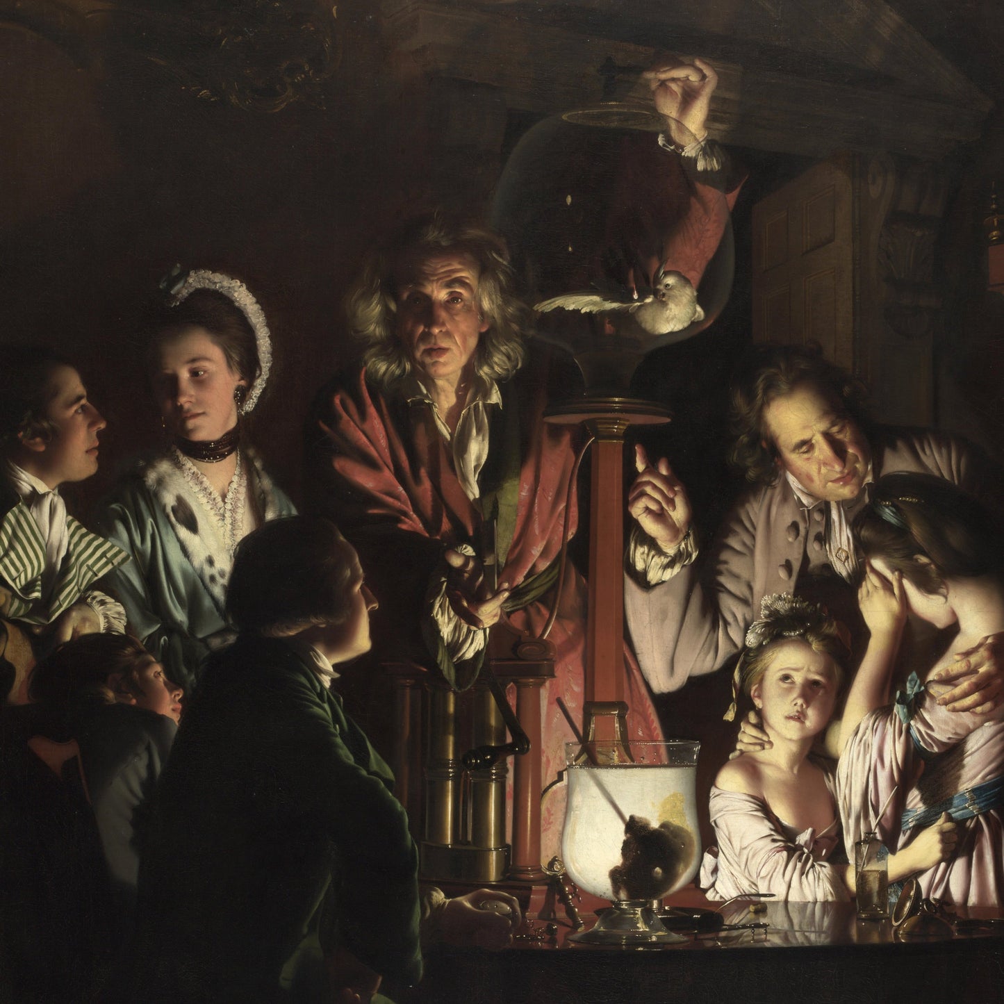 An Experiment on a Bird in the Air Pump | Joseph Wright of Derby | 1768