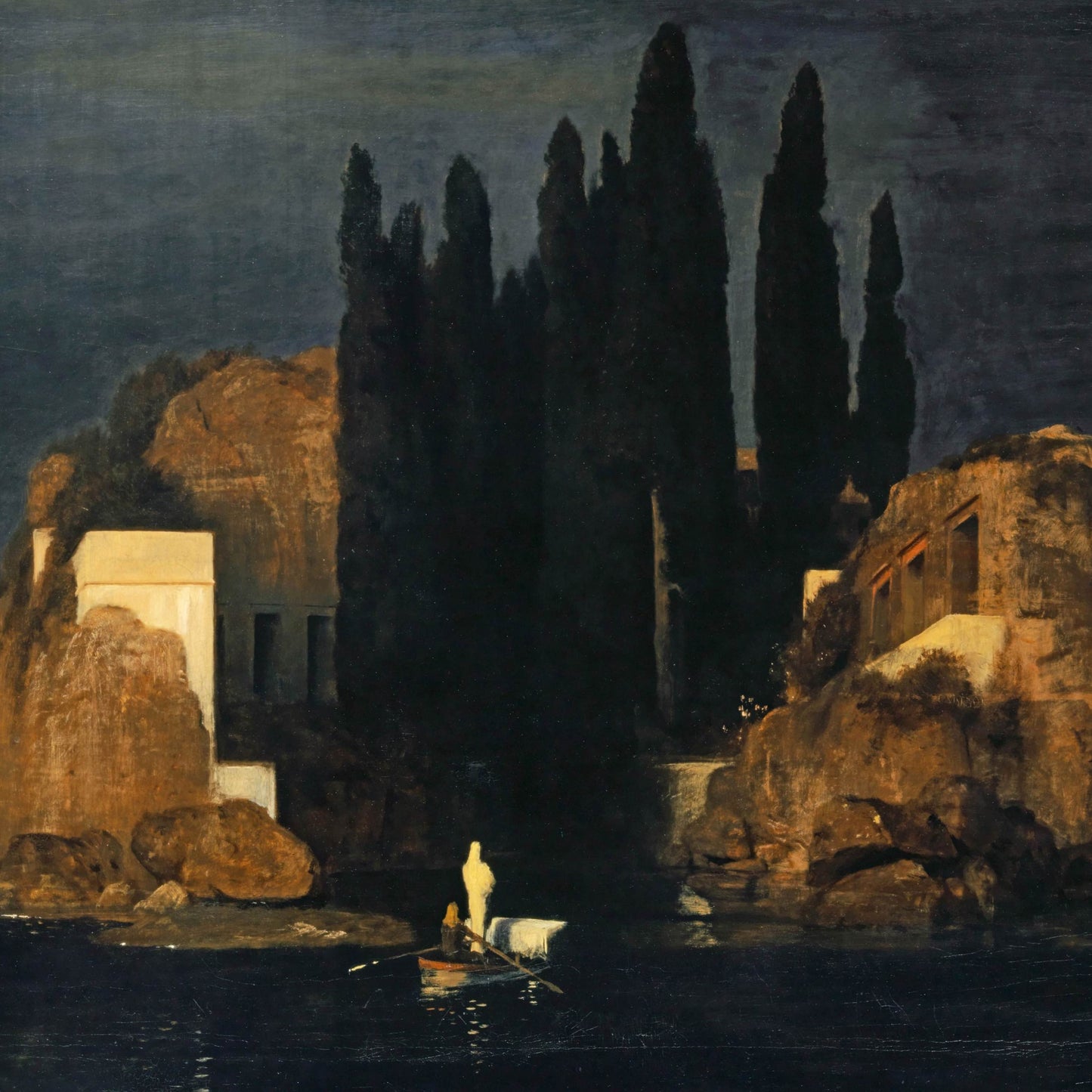 The Isle Of Dead (First Version) | Arnold Böcklin | 1880