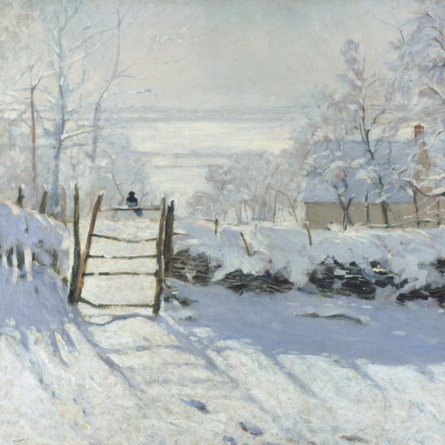 The Magpie | Claude Monet | 1868