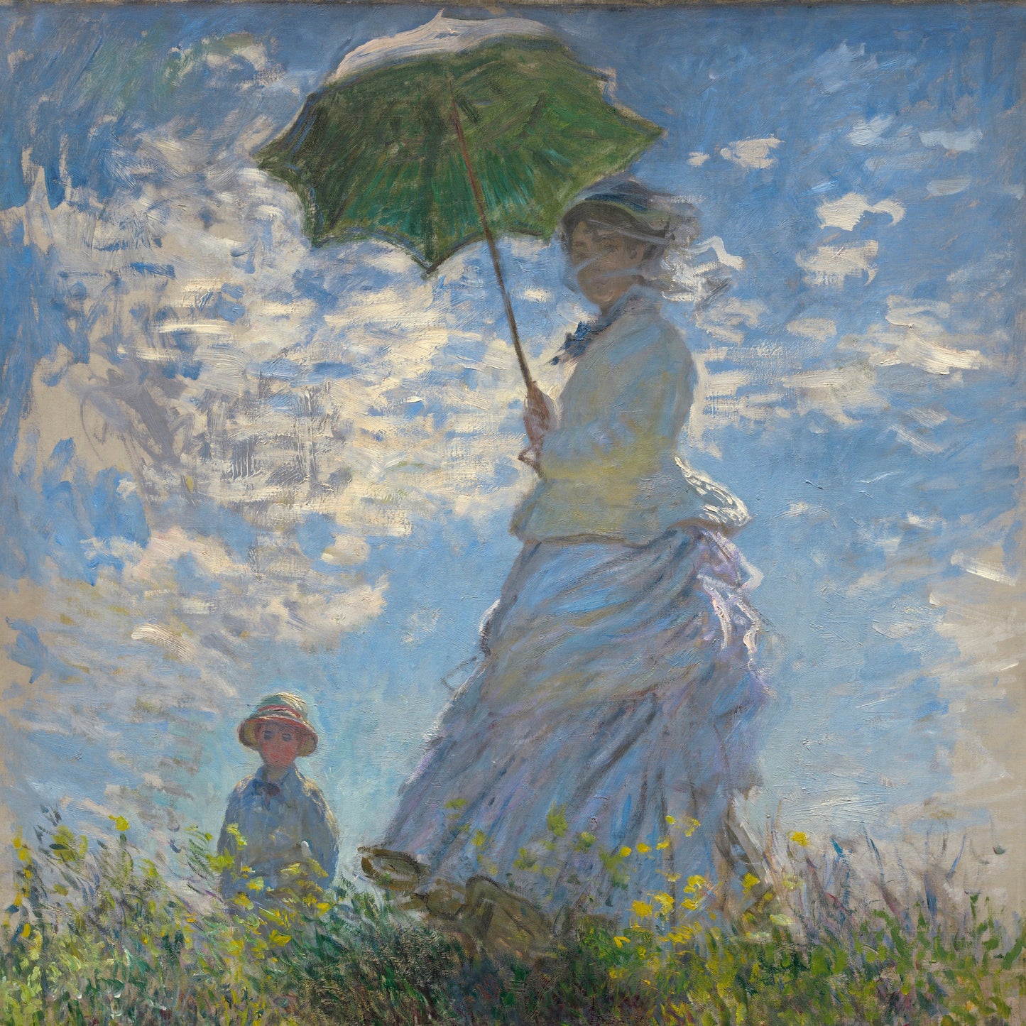 Woman with a Parasol | Claude Monet | 1875