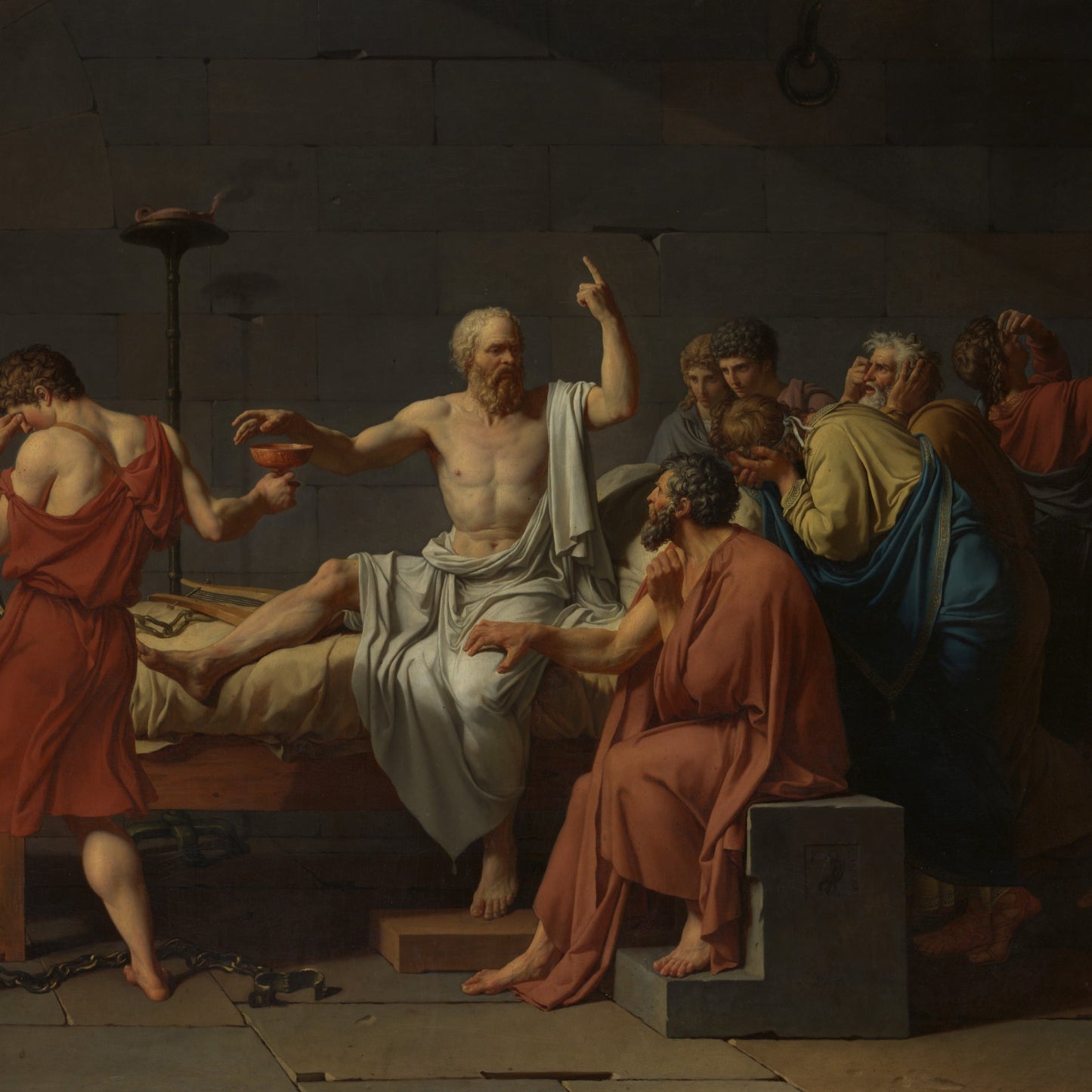 The Death of Socrates | Jacques-Louis David | 1787