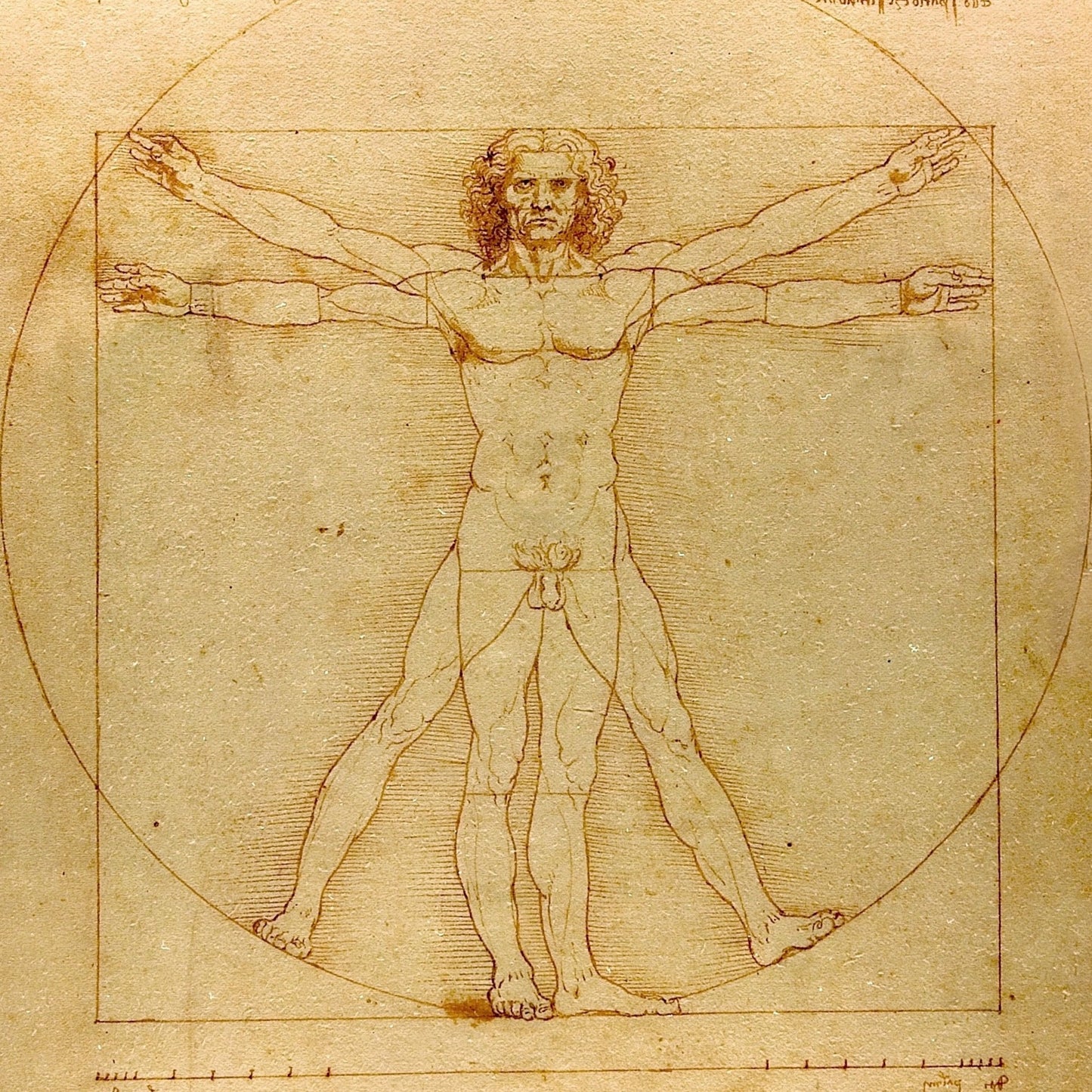 Vitruvian Man | Leonardo da Vinci | 1490