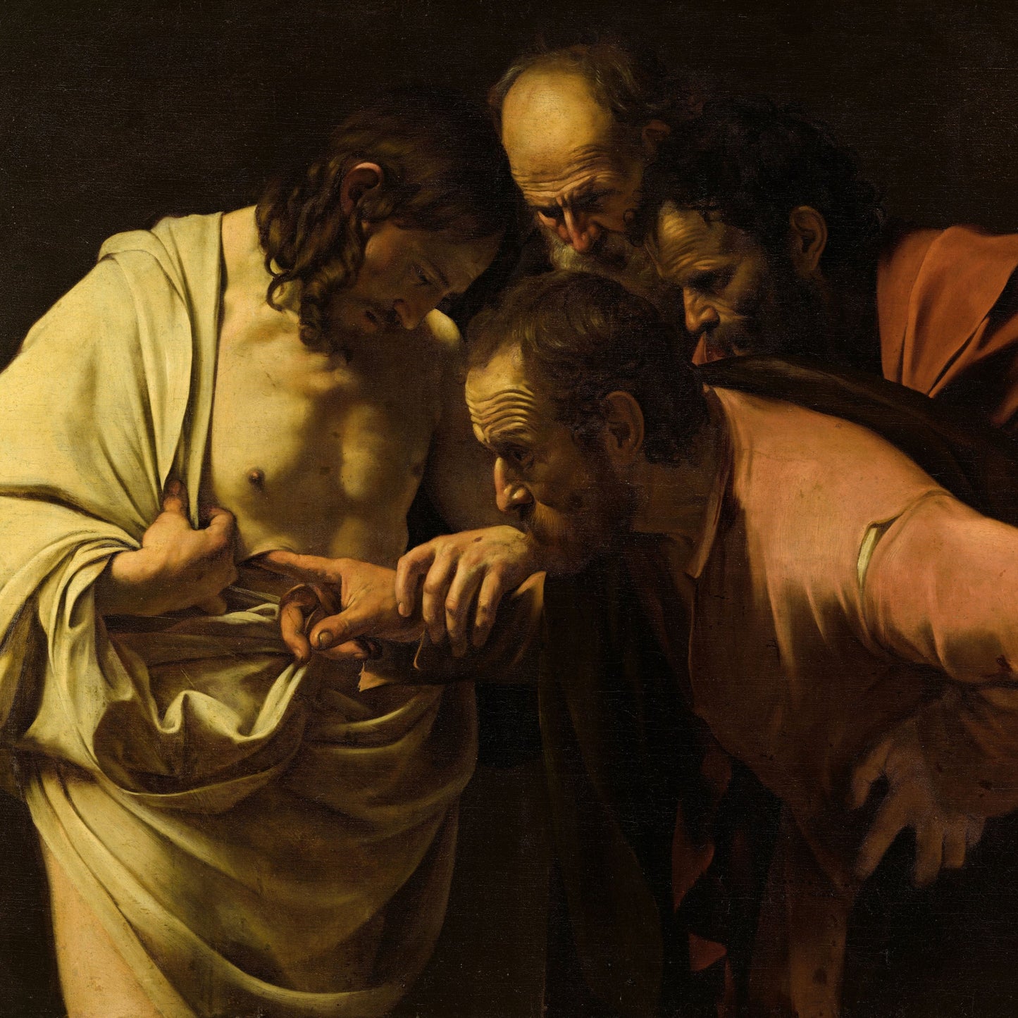 The Incredulity of Saint Thomas | Caravaggio | 1601