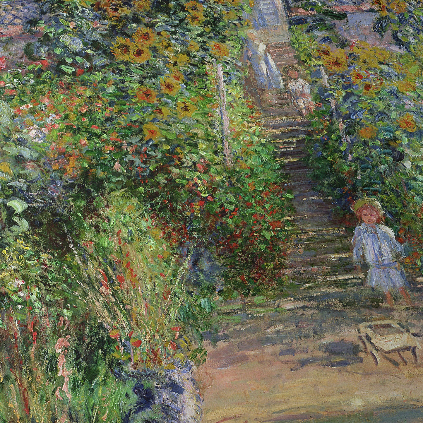 Monet's Garden at Vétheuil | Claude Monet | 1880