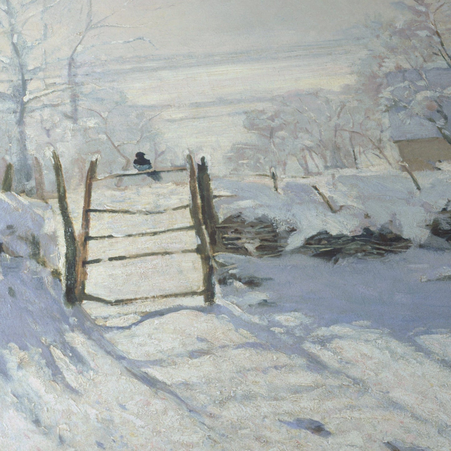 The Magpie | Claude Monet | 1868