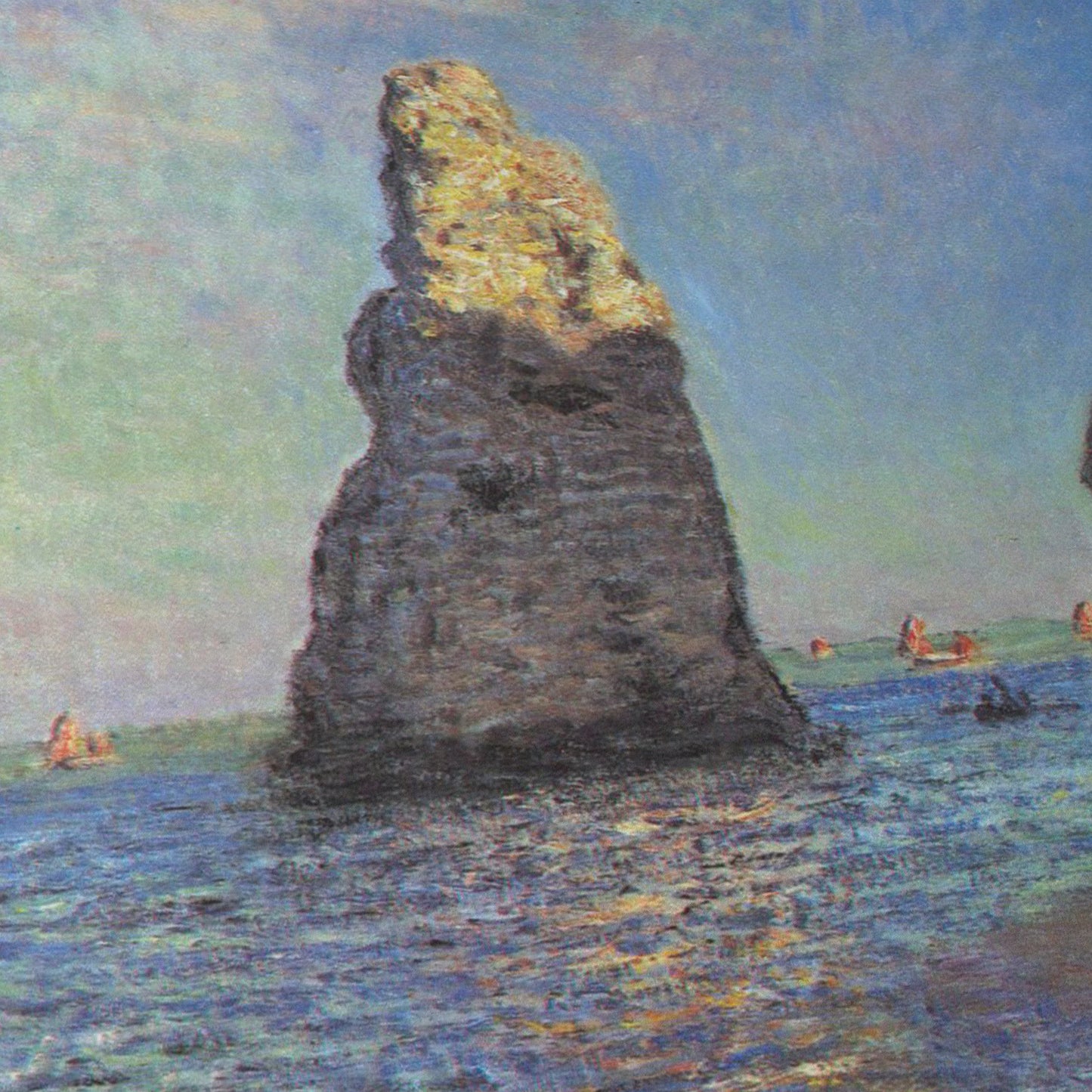 The Cliffs at Etretat | Claude Monet | 1885