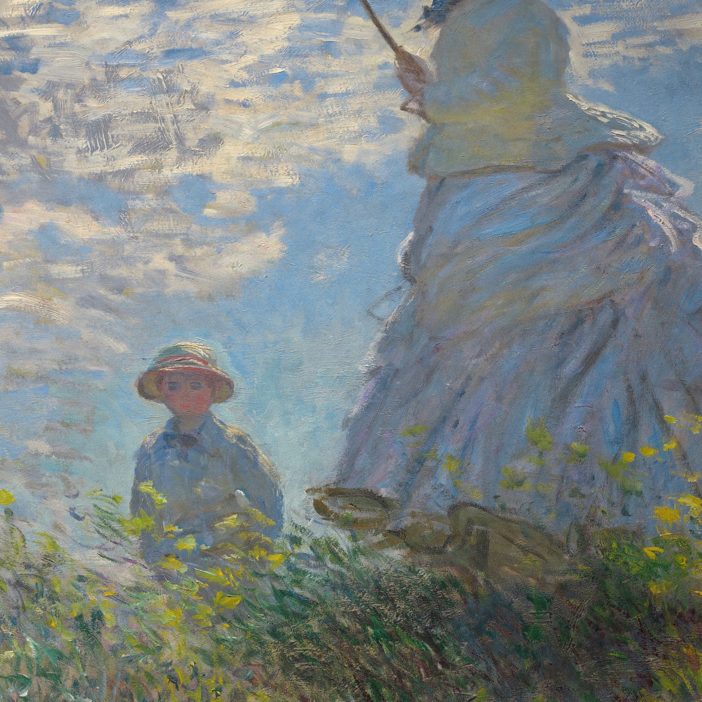 Woman with a Parasol | Claude Monet | 1875