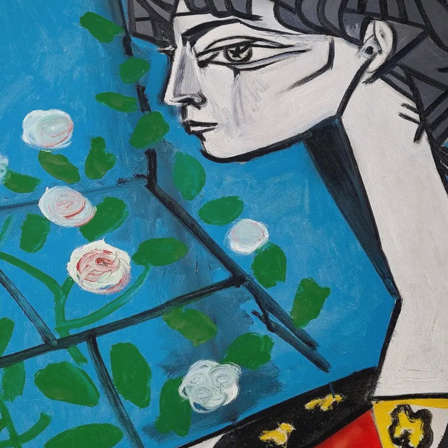 Jacqueline with Flowers | Pablo Picasso | 1954