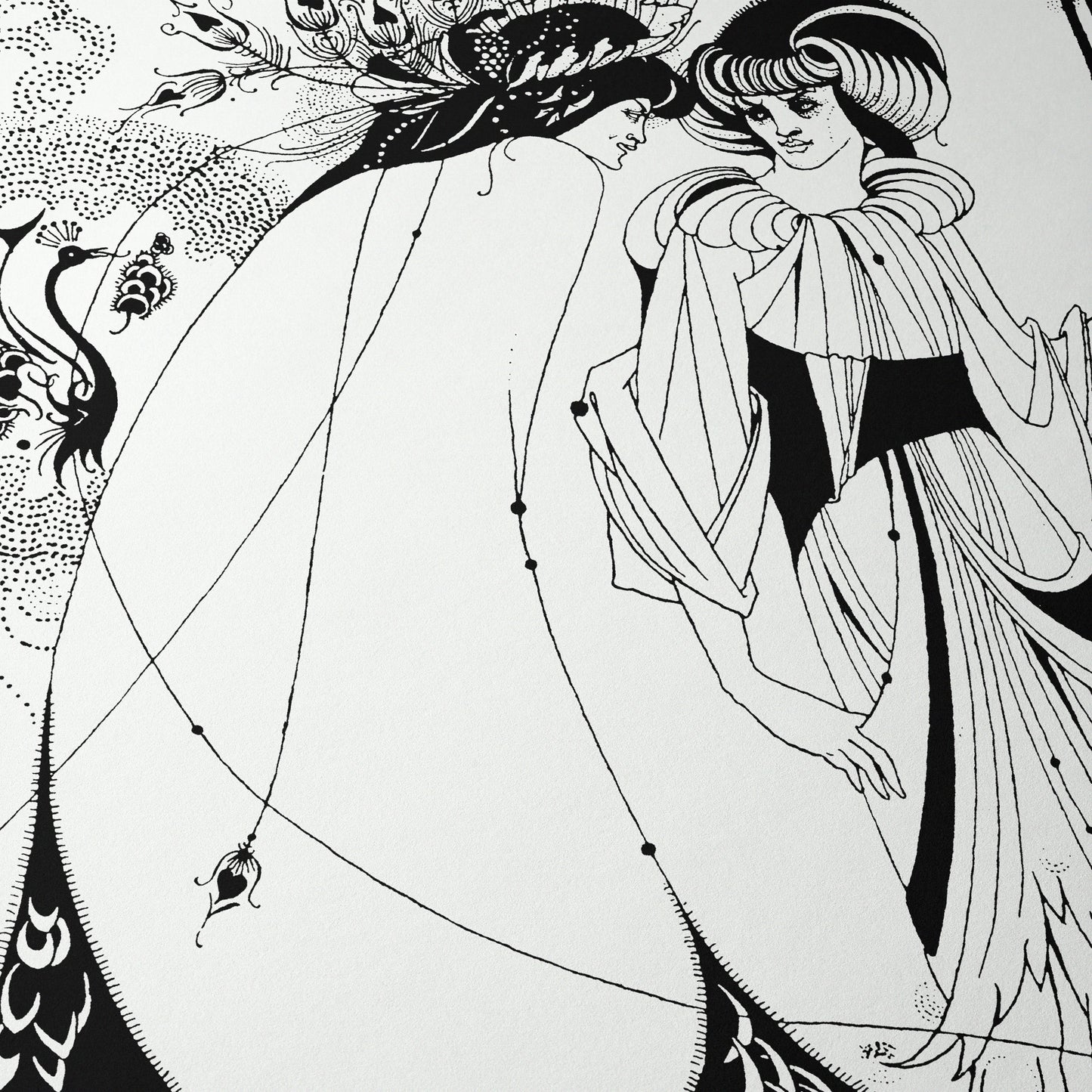 The Peacock Skirt | Aubrey Beardsley | 1893