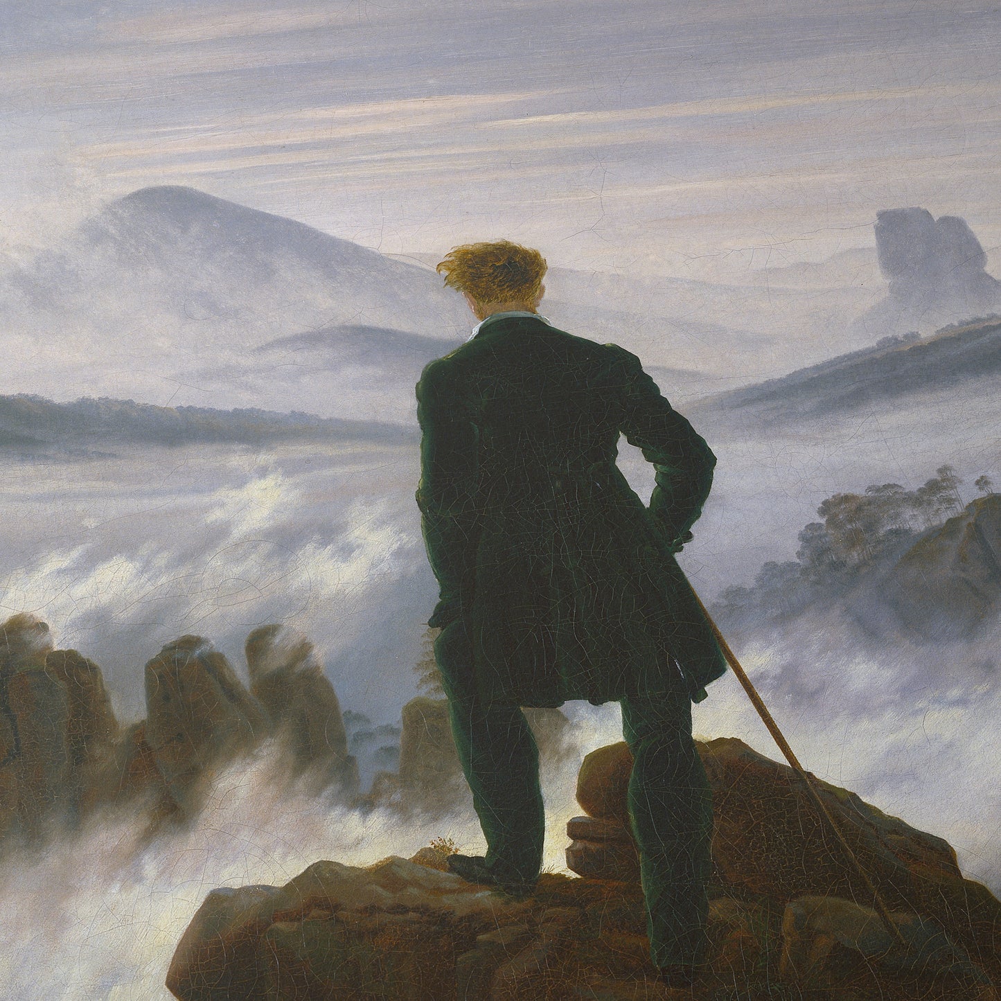 Wanderer above the Sea of Fog | Caspar David Friedrich | 1818