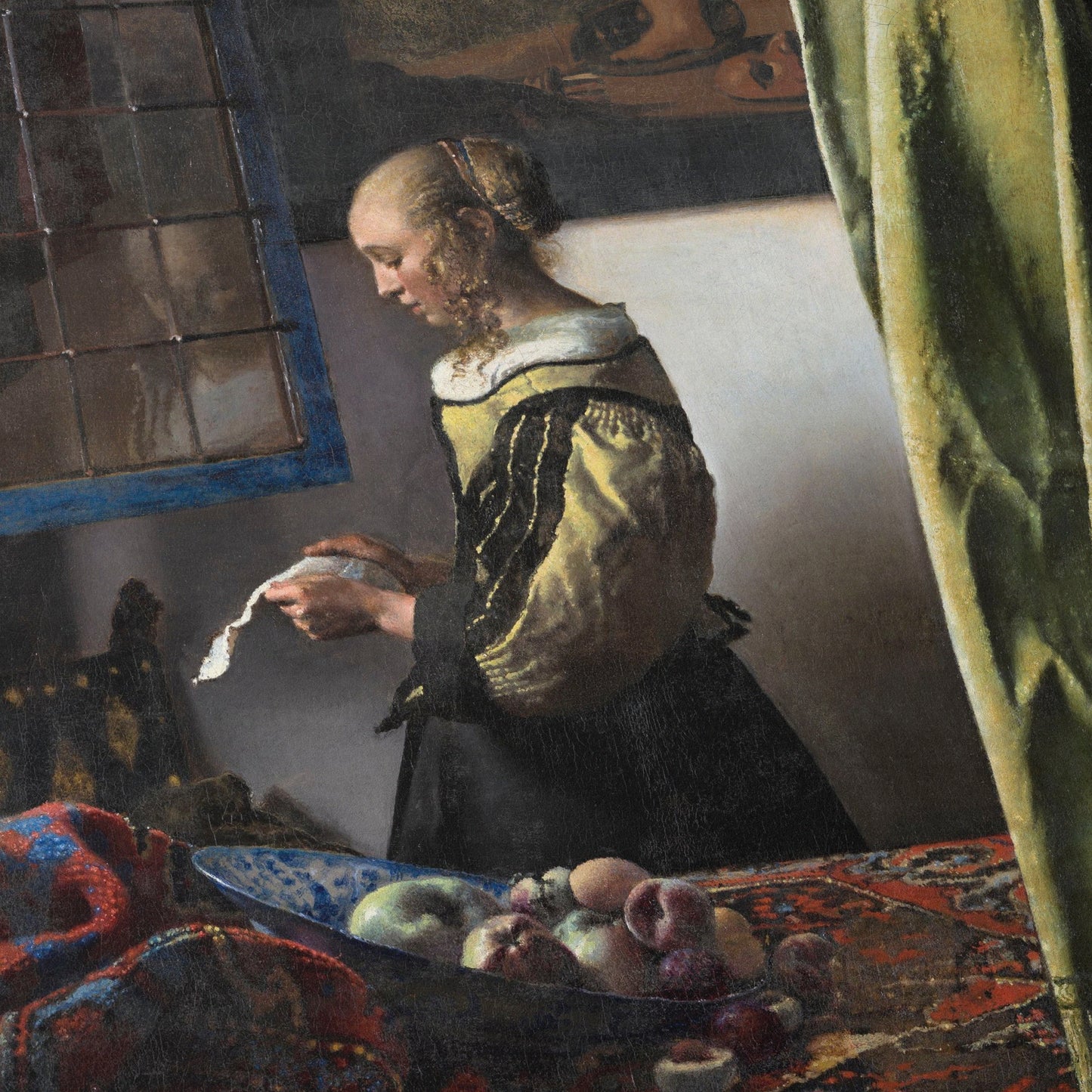 Girl Reading a Letter at an Open Window | Johannes Vermeer | 1657