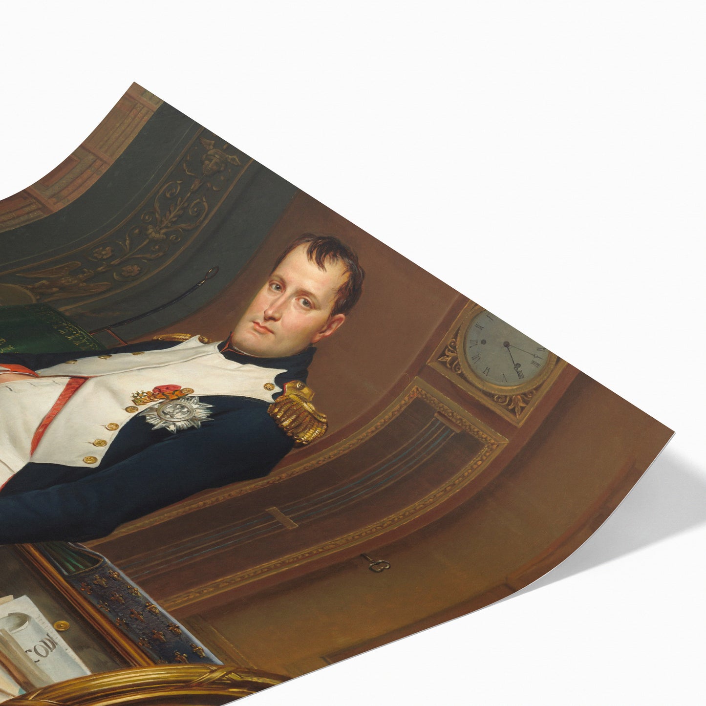 The Emperor Napoleon in His Study at the Tuileries | Jacques-Louis David | 1812