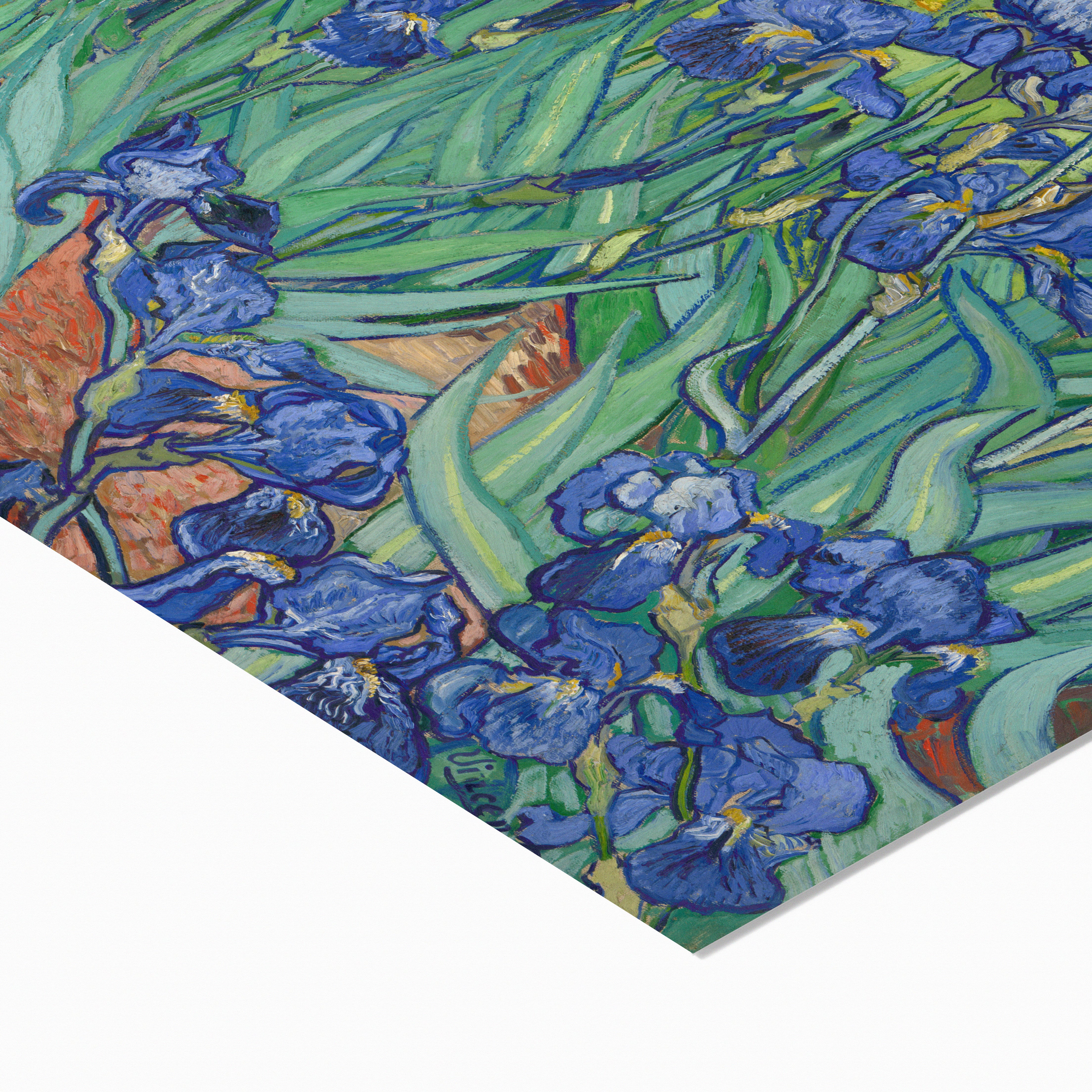 Van Gogh 'Irises, 1889' Gallery-Wrapped Canvas Wall Art (18 in x 24 in, hot Ready to Hang)