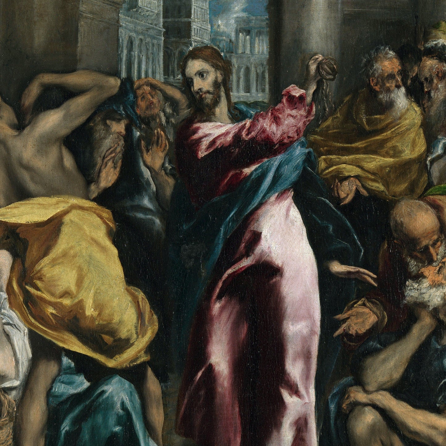 Christ Driving the Money Changers from the Temple (Third Version) | El Greco | 1600