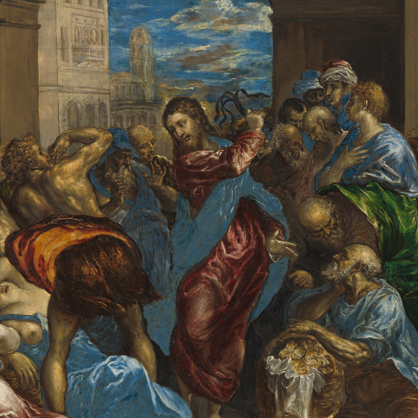 Christ Driving the Money Changers from the Temple (First Version) | El Greco | 1568