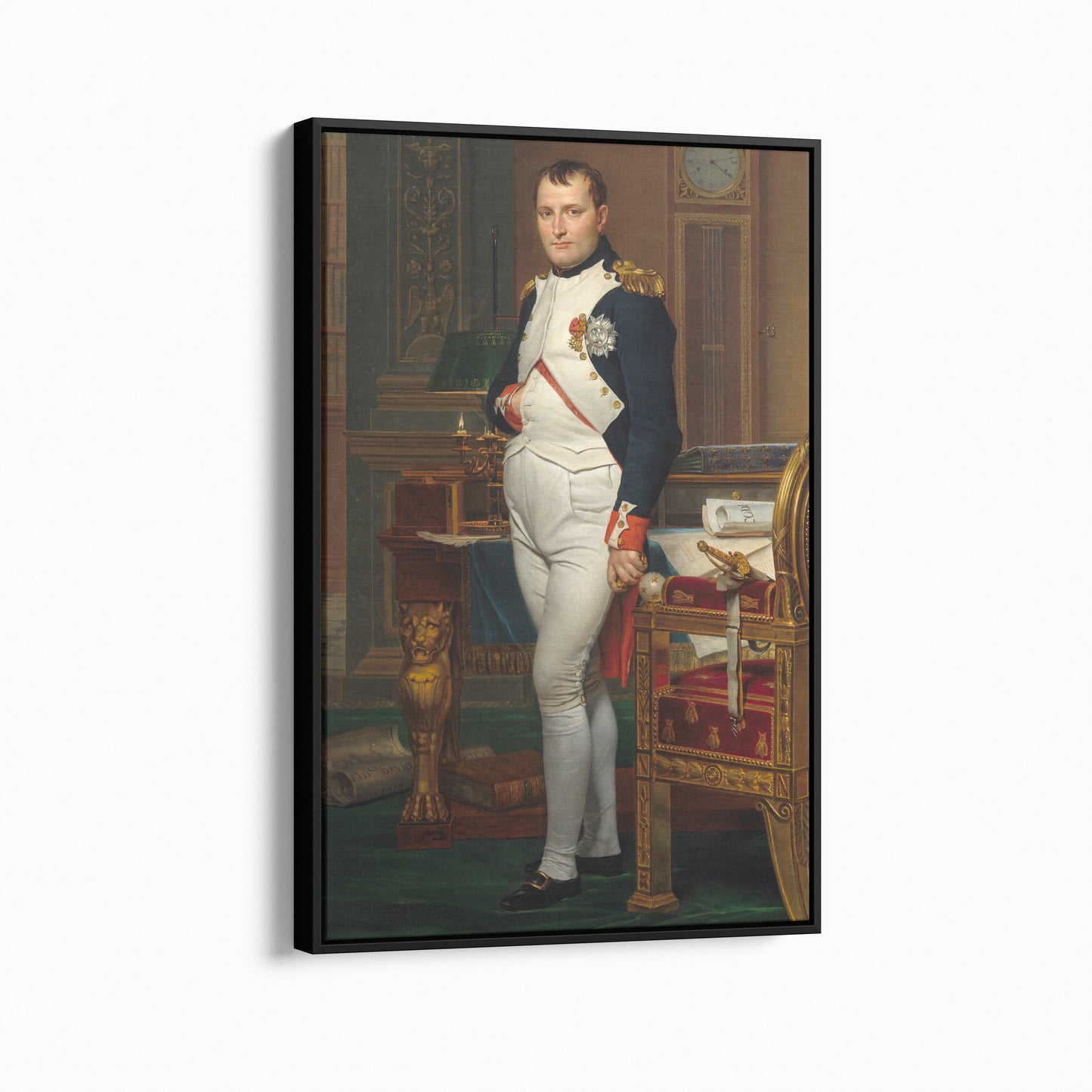 The Emperor Napoleon in His Study at the Tuileries | Jacques-Louis David | 1812